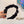 HEADBAND ATTACHED DIAMONDS IN BLACK SILK 412434