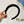 THICK HEADBAND IN BLACK CASHMERE 412454