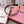 HEAD BAND IN LIGHT PINK LAMBSKIN AND RESIN 417297