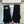 GLOVES IN BLACK CASHMERE WITH WHITE LOGO 405907