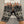 FINGERLESS GLOVES IN BLACK MIX WHITE WOOL TWEED 463847