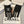 CC GLOVES IN BLACK MIX WHITE SHEEPSKIN 463850
