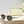 C DE RIMLESS ROUND FRAME SUNGLASSES CT0611S IN METAL