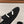 CC LOAFERS IN BLACK FLEECE WITH WHITE LOGO