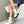CC 26s Quilted Chain Boots White Calfskin 924501