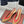 LP Rebecca Slingbacks In Mustard Brown Mix Red Cotton Fabric And Lambskin 989419