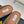 Alaia Slipper With Gold Hardware Silver Calfskin 293204