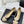 CC 25P Hollow Double C Ballet Flats 50mm Beige Black Raffia 265636