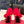 DC 24 Keira Floral-Appliqué Sandals Red Sheepskins & Cowhide 304709