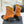 CC Classic Short Boots Block Heel 90mm Burnt Orange Patent Leather 465390