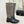 Chanel 25 Four-Leaf Clover Pearls Double C Long Boots Black Grey Woven Sheepskin 465406