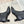 Chanel Double C Colorblock Heel Long Boot Black Sheepskin 465419