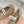 Miu Classic Bow Letter Ballet Flat Light Brown Suede 571004
