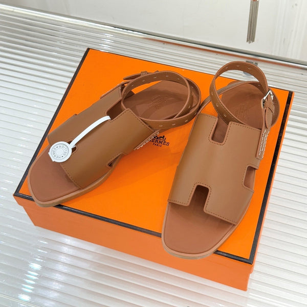 HM Maya Sandal Brown Leather 642793