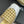 CC Woven Square-Toe Slippers Sliver Gold Metalic Leather 825777