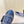 cc espadrilles tweed cloth blue calfskin