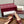 GG Horsebit Slingback Flat Red Ebony Monogram Canvas Point Toe Crystal-Embellished