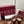 GG Women Horsebit High Heel Sandal Open Toe Burgundy Sheepskin 225968