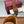 GG D-Shaped Sandals Brown Sheepskin Canvas 646462