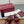 GG Horsebit Thong Flat Sandals Burgundy Sheepskin Suede 646471