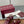 GG Horsebit Thong Flat Sandals Burgundy Sheepskin Suede 646471