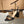 GG Marmont Ankle Strap Sandal 8cm Black Sheepskin 342564