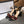 GG 26s Horsebit Sandals 8cm Black Leather Canvas 926698