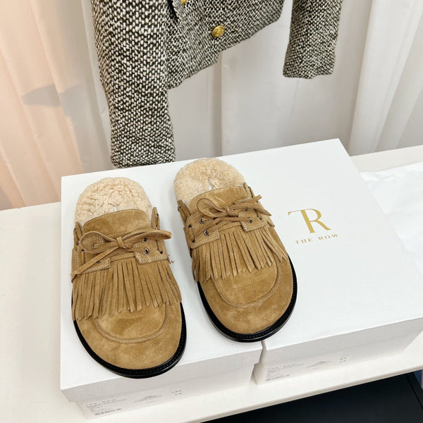 TR 26s Tassel Mule Flat Suede 146484