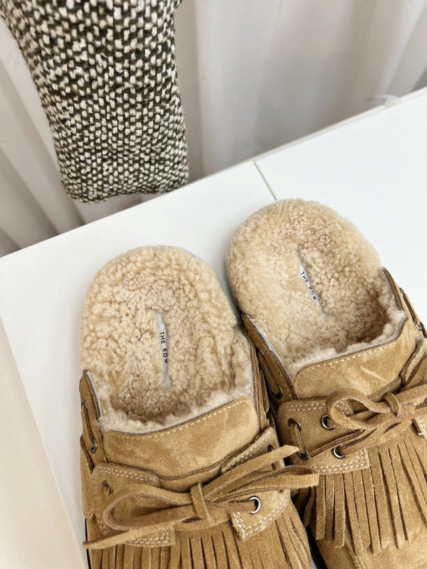 TR 26s Tassel Mule Flat Suede 146484