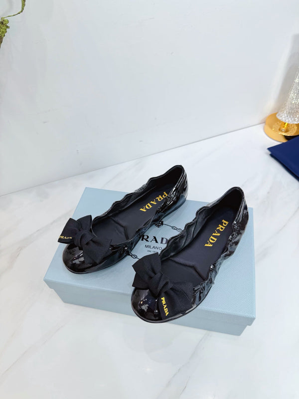 PRA 26SS Ballet Flat Black Patent Leather 592391