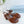 PRA 26SS Platform Sandals 75 Dark Brown Suede Sheepskin 592382