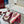 GG Re-Web Sneakers Pink Brown White Suede Cowhide Fabric 564717