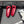 CC 26s Ballet Flat Black Red Leather 681964