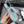 CC 26s Slingback Pointed Grey Blue Leather 681974