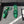 CC 26s Slingback 6.5cm Green Mesh Fabric Sheepskin 681993