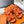 HM Chypre Sandal Orange Calfskin 205480