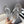 CC 25SS Thong Sandals Double C Rhinestone Silver Sheepskin 352433