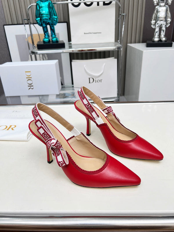 CD 26s J'Adior Slingback Pumps Ribbon Calfskin 153617