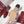 GG 26s Horsebit Mid-Heel Slide Sandal 6.5cm Red Velvet Lambskin 961277