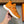 HM Men's Katana Sneaker Orange Calfskin 620163