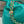 Loewe Flamenco Purse 23 Turquoise Blue Lambskin Ghw
