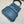 Loewe 2025 Small Pebble Messenger Bag Indigo Blue Grained Calfskin 274589