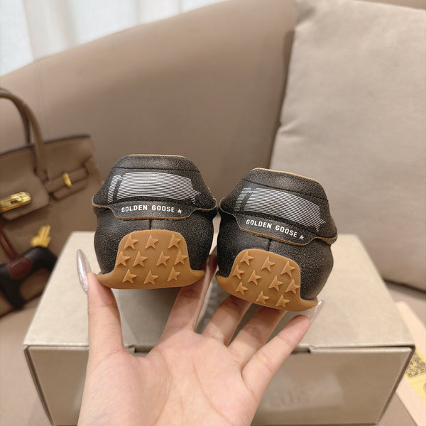 GGDB Sneakers Dark Brown White Star Leather 983563