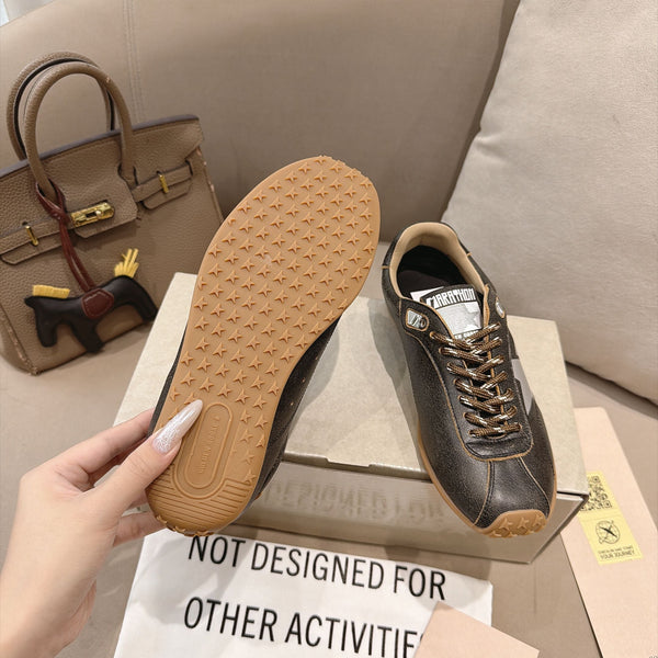 GGDB Sneakers Dark Brown White Star Leather 983563