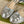 GG CRYSTALS SLINGBACK BALLET SILVER CALFSKIN