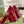 HORSEBIT MARY JANE HEEL IN CRIMSON RED CALFSKIN