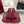 GC Wedge With Horsebit Sandal Red Canvas 292422