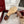 GC 2025 Double G High Heel Sandals Brown Canvas Sheepskin 292466