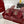GC 2025 Double G High Heel Sandals Red Canvas Sheepskin 292467