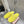 Miu Slippers Lemon Yellow Wool Fabric